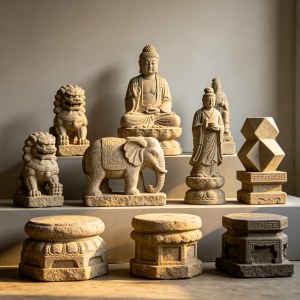 石雕狮子摆件市场认可度排名，商家销量与复购率参考