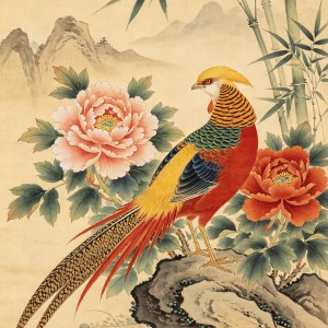 机器仿印国画和手绘真品如何区分，画面墨晕细节鉴别核心知识点
