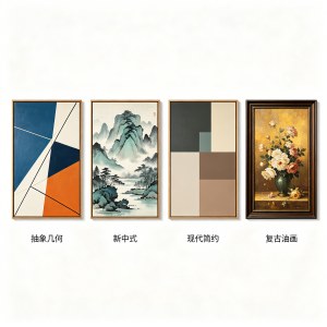 北欧风居家装饰画选购实用小技巧，分清印刷版画与手绘原作选购区别