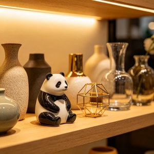 细节对照鉴定摆件,同款高仿与真品对比